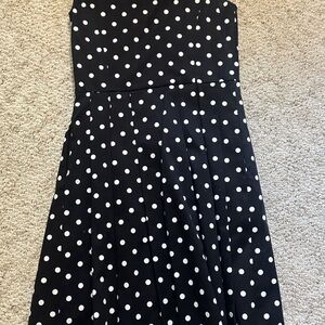 Black and White Polka Dot Dress